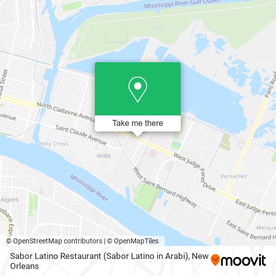 Sabor Latino Restaurant (Sabor Latino in Arabi) map