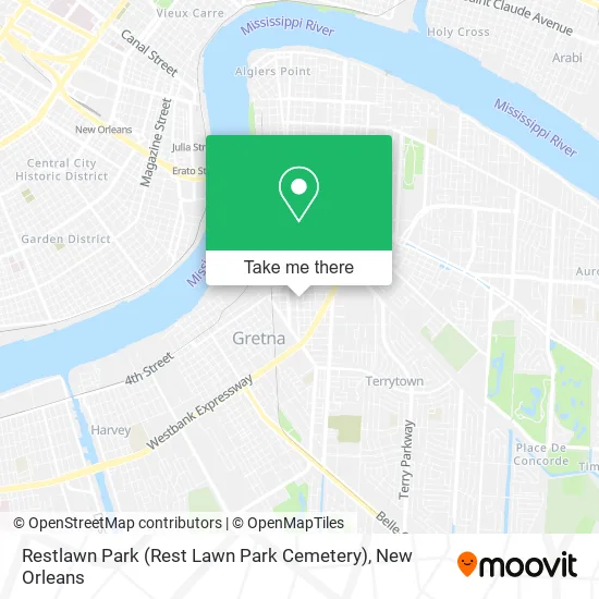 Restlawn Park (Rest Lawn Park Cemetery) map