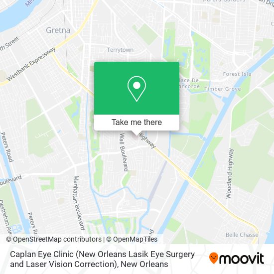 Caplan Eye Clinic (New Orleans Lasik Eye Surgery and Laser Vision Correction) map