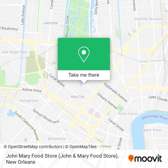 John Mary Food Store map