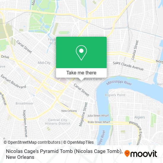 Nicolas Cage's Pyramid Tomb (Nicolas Cage Tomb) map