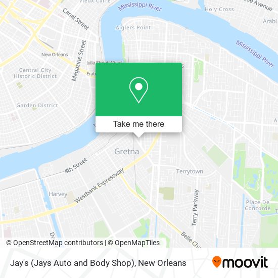 Jay's (Jays Auto and Body Shop) map