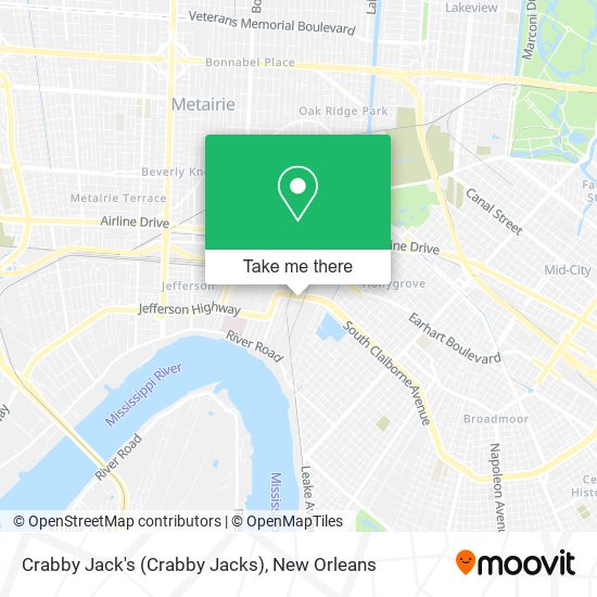 Crabby Jack's (Crabby Jacks) map
