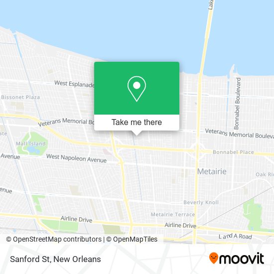 Mapa de Sanford St