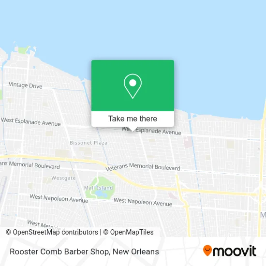 Rooster Comb Barber Shop map