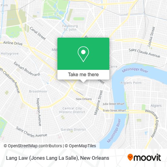 Lang Law (Jones Lang La Salle) map