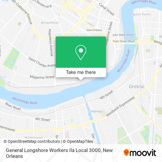 General Longshore Workers Ila Local 3000 map