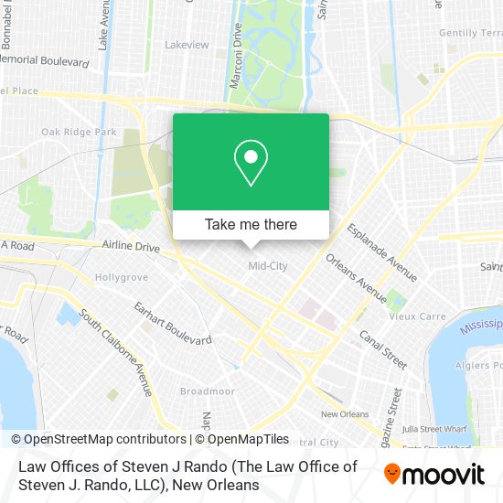 Law Offices of Steven J Rando (The Law Office of Steven J. Rando, LLC) map