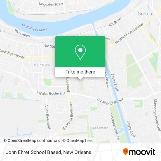 John Ehret School Based map