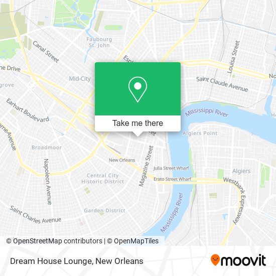 Mapa de Dream House Lounge