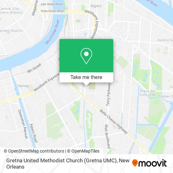 Gretna United Methodist Church (Gretna UMC) map