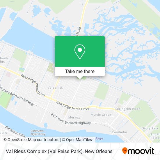 Val Riess Complex (Val Reiss Park) map