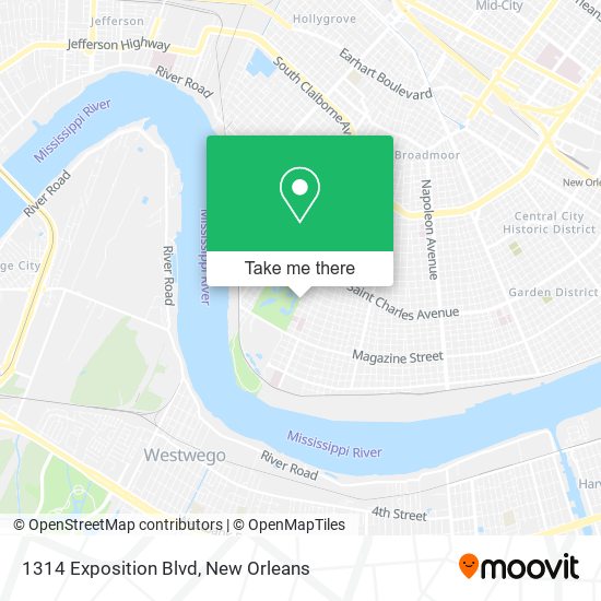 1314 Exposition Blvd map