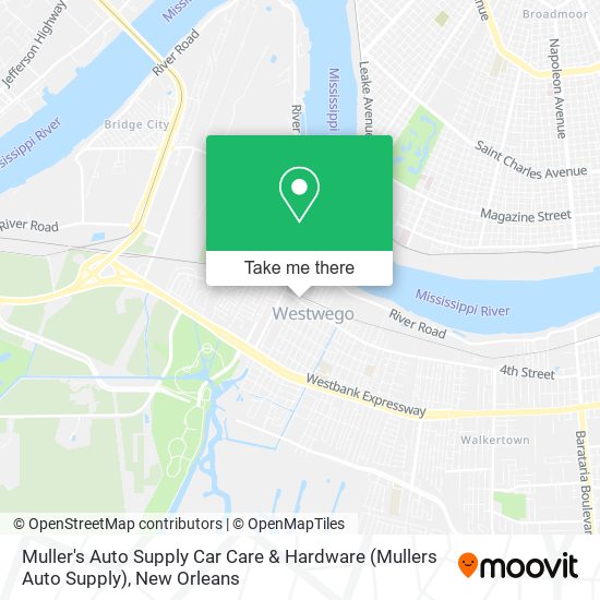Muller's Auto Supply Car Care & Hardware (Mullers Auto Supply) map