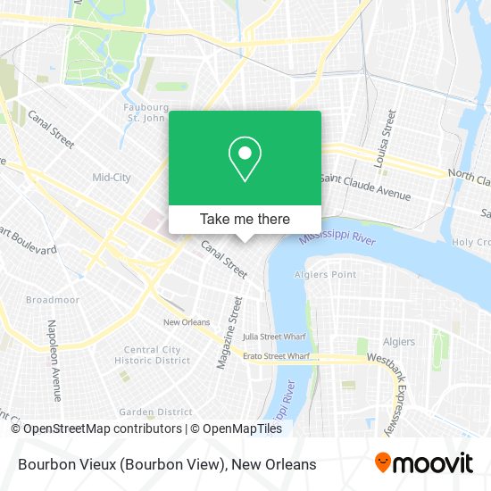 Bourbon Vieux (Bourbon View) map