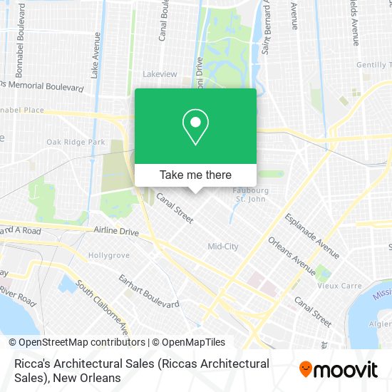 Ricca's Architectural Sales (Riccas Architectural Sales) map