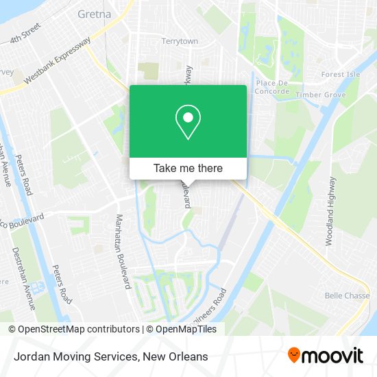 Jordan Moving Services map