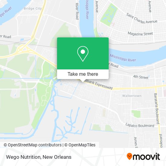 Mapa de Wego Nutrition