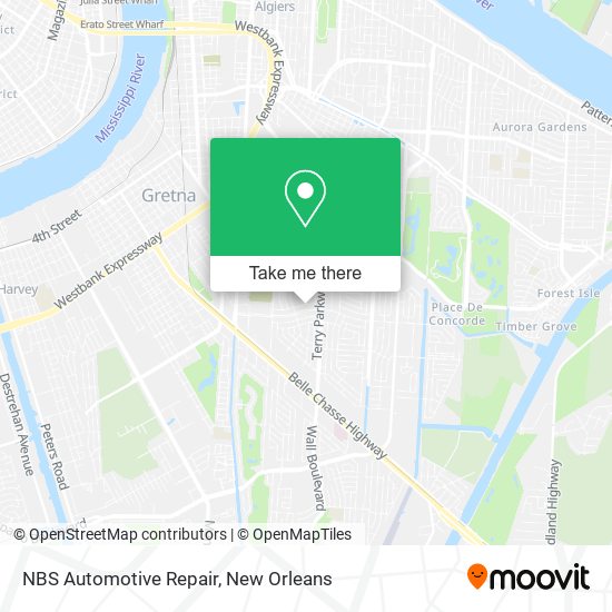 NBS Automotive Repair map