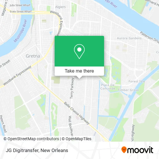 JG Digitransfer map