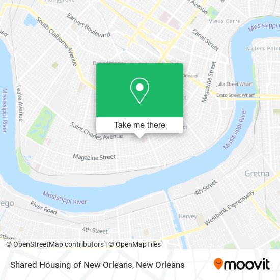 Mapa de Shared Housing of New Orleans