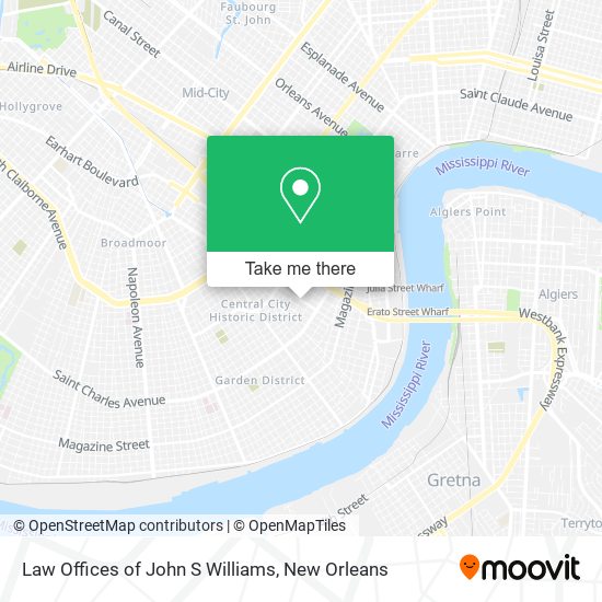 Law Offices of John S Williams map