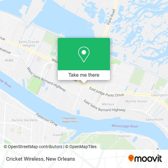 Cricket Wireless map