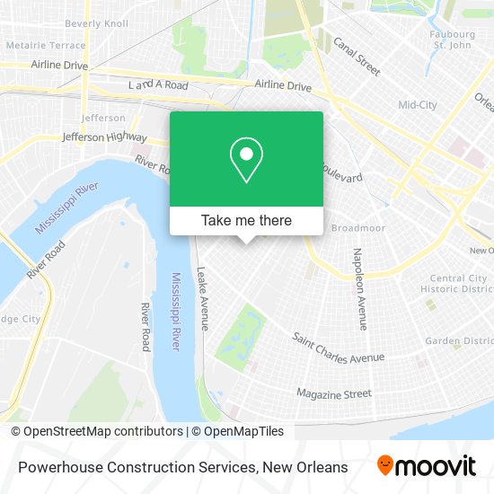 Mapa de Powerhouse Construction Services