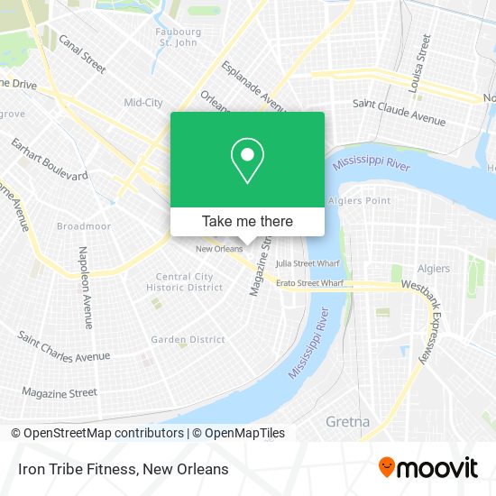 Iron Tribe Fitness map