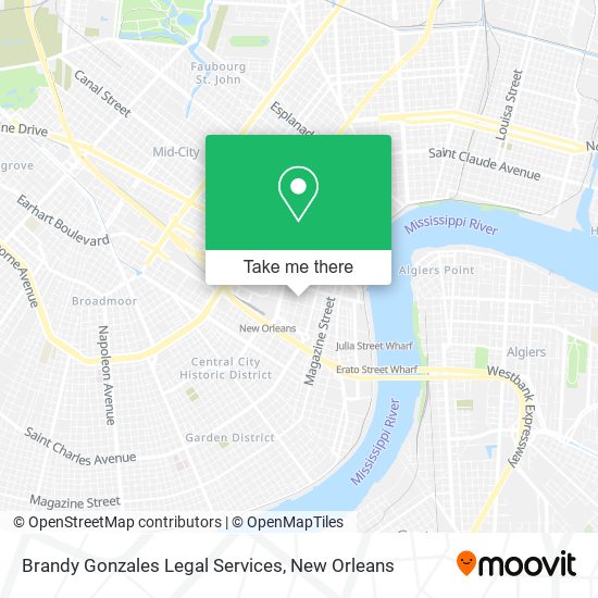 Brandy Gonzales Legal Services map