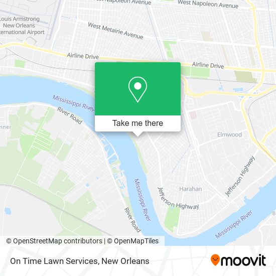 On Time Lawn Services map
