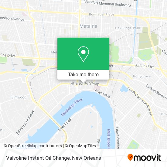 Valvoline Instant Oil Change map