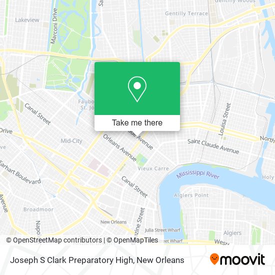 Joseph S Clark Preparatory High map