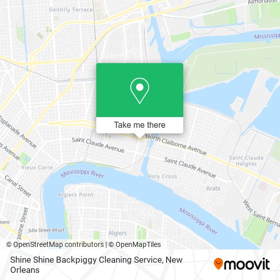 Mapa de Shine Shine Backpiggy Cleaning Service