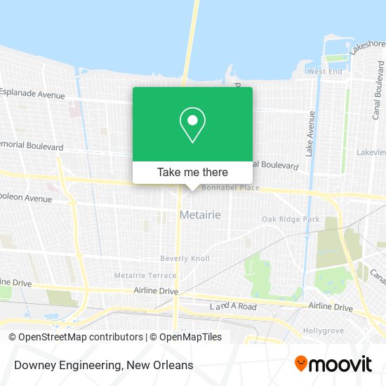Downey Engineering map