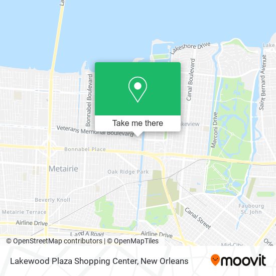 Lakewood Plaza Shopping Center map