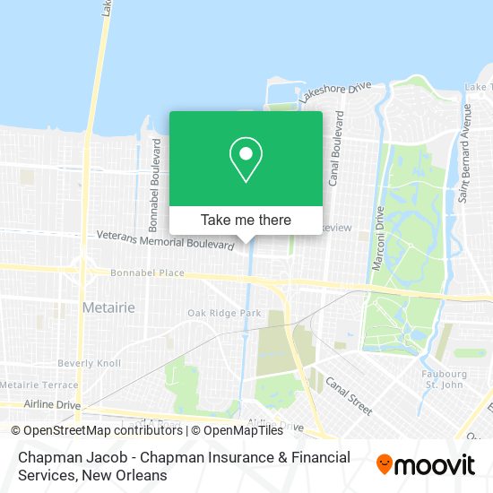 Chapman Jacob - Chapman Insurance & Financial Services map