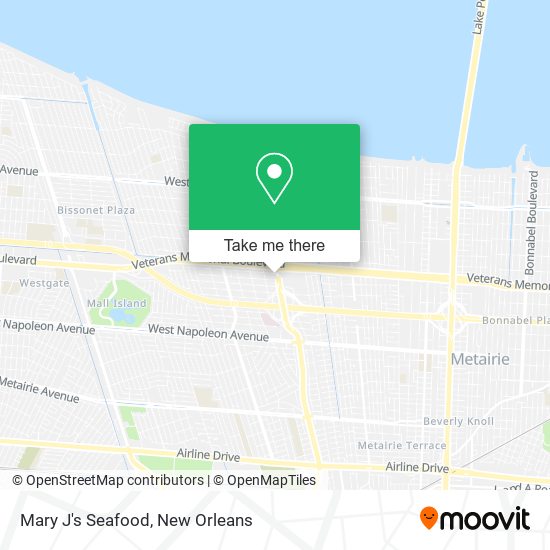 Mary J's Seafood map