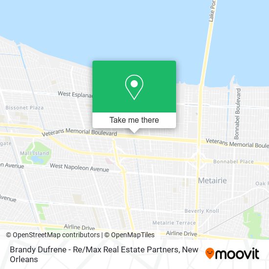 Mapa de Brandy Dufrene - Re / Max Real Estate Partners
