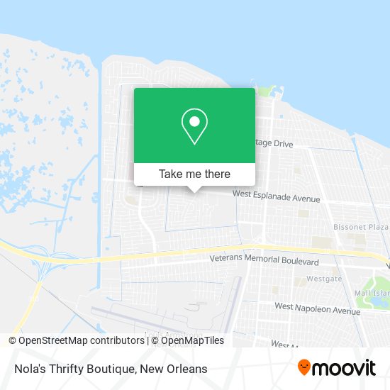 Nola's Thrifty Boutique map