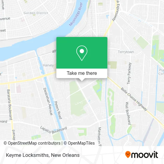 Keyme Locksmiths map