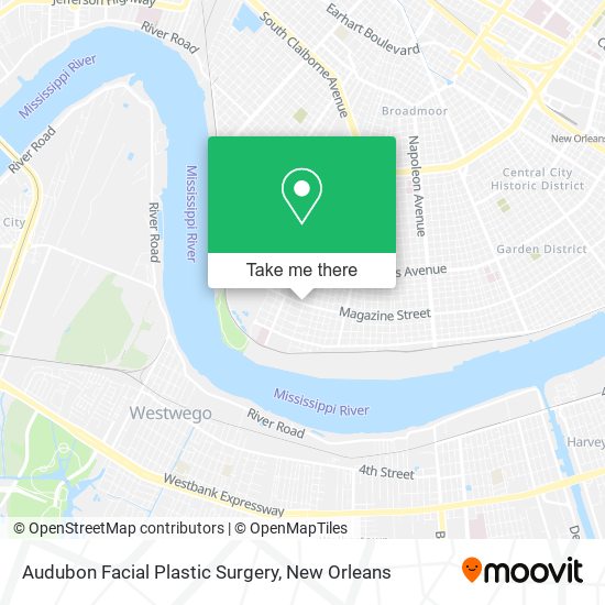 Audubon Facial Plastic Surgery map