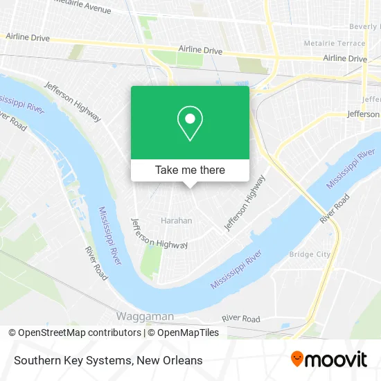 Southern Key Systems map