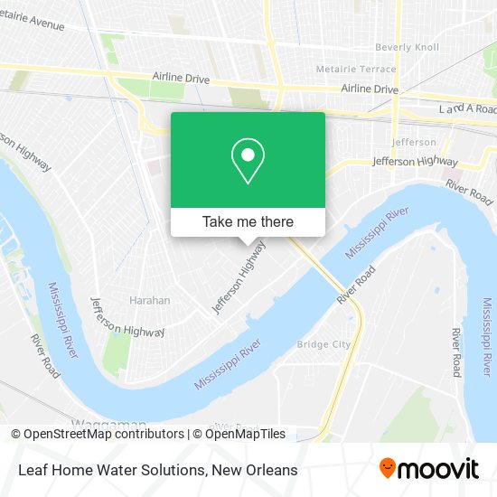 Leaf Home Water Solutions map
