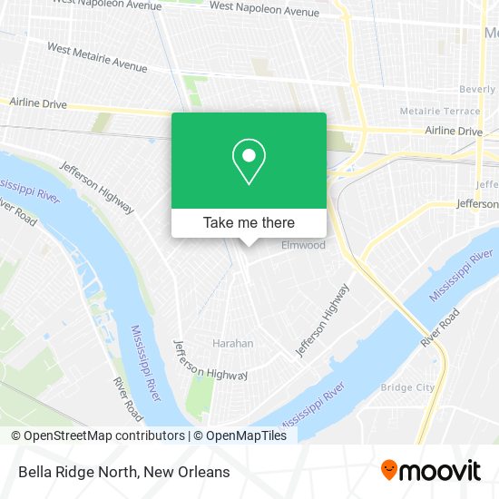 Bella Ridge North map