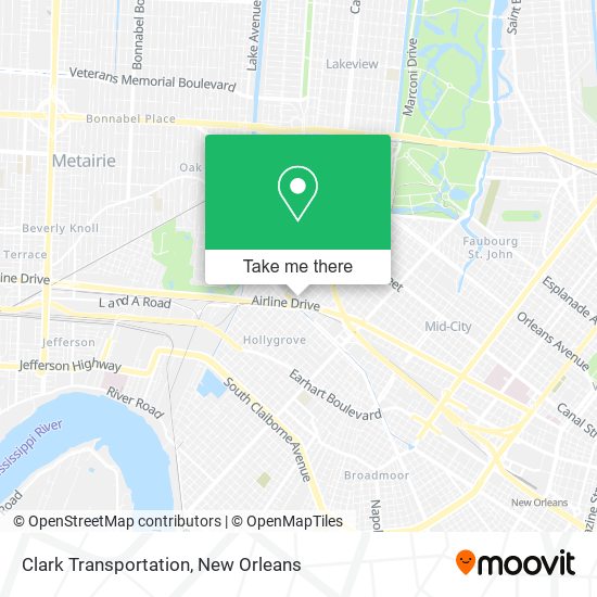 Clark Transportation map