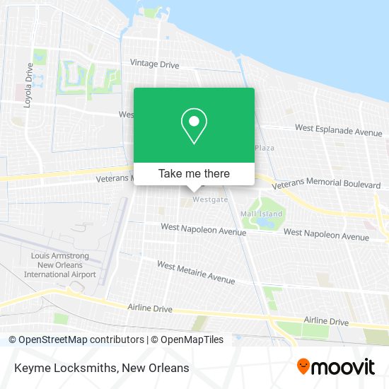 Keyme Locksmiths map