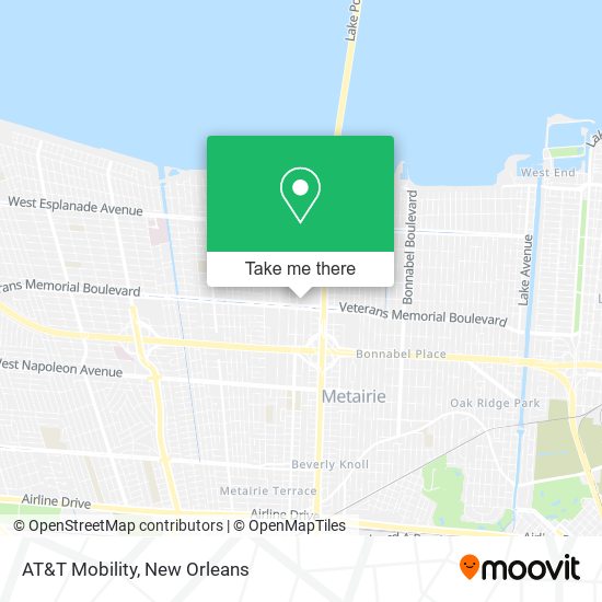 Mapa de AT&T Mobility