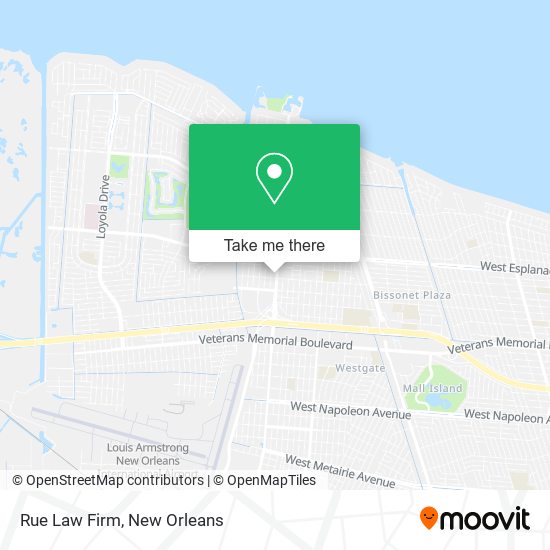 Rue Law Firm map