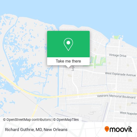 Richard Guthrie, MD map
